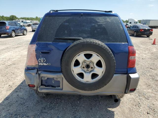 JTEGD20V240026675 - 2004 TOYOTA RAV4 BLUE photo 6