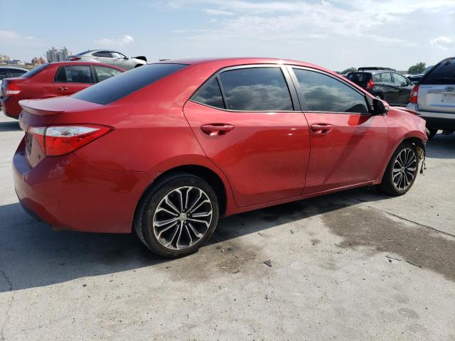 5YFBURHE4GP420331 - 2016 TOYOTA COROLLA L RED photo 3