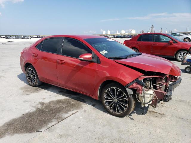 5YFBURHE4GP420331 - 2016 TOYOTA COROLLA L RED photo 4