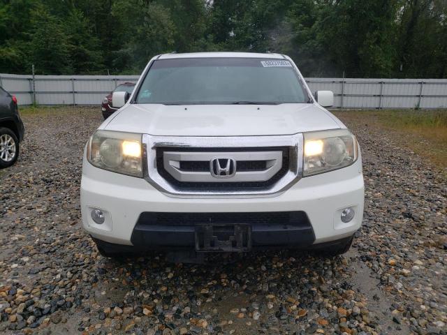 5FNYF4H57AB015736 - 2010 HONDA PILOT EXL WHITE photo 5