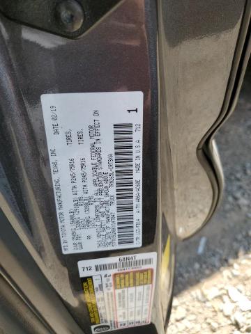 5TFRX5GN8KX147047 - 2019 TOYOTA TACOMA ACCESS CAB GRAY photo 13