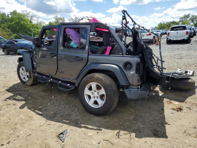 1C4HJXDG6JW163041 - 2018 JEEP WRANGLER U SPORT GRAY photo 2