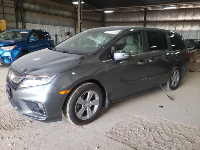 5FNRL6H70JB061371 - 2018 HONDA ODYSSEY EXL GRAY photo 1