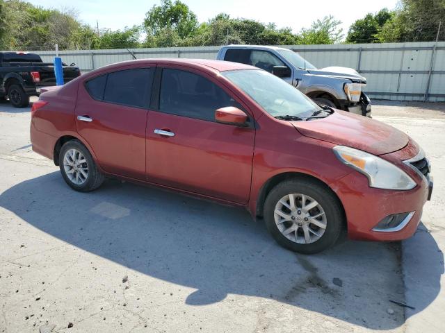 3N1CN7AP9HL822994 - 2017 NISSAN VERSA S MAROON photo 4