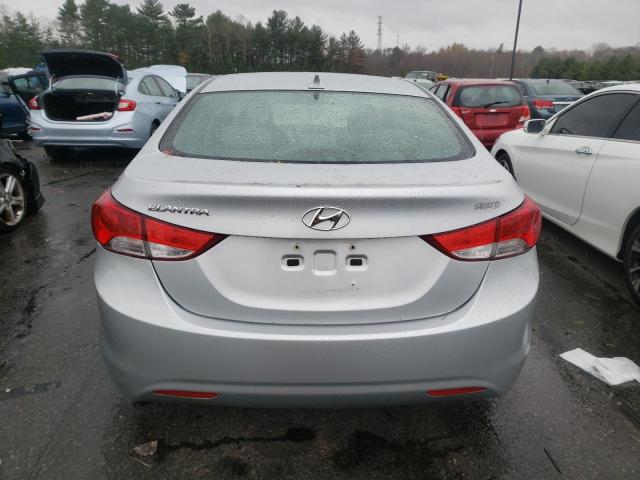 KMHDH4AE0DU509026 - 2013 HYUNDAI ELANTRA GLS SILVER photo 6