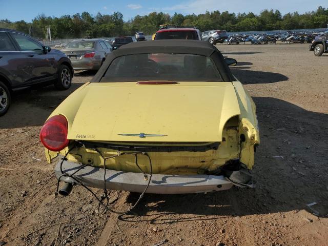 1FAHP60A82Y114056 - 2002 FORD THUNDERBIR YELLOW photo 10