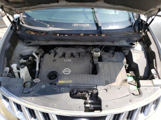 JN8AZ18W09W118962 - 2009 NISSAN MURANO S SILVER photo 12