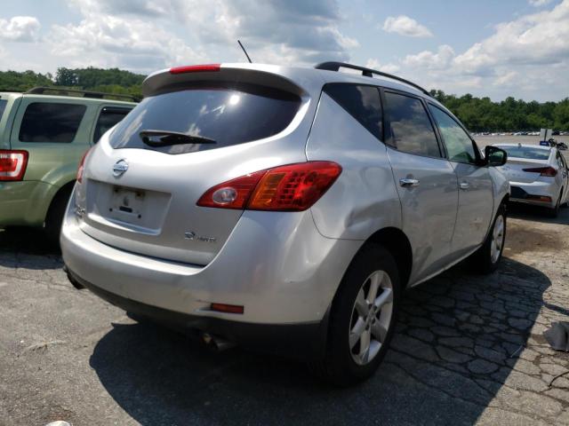 JN8AZ18W09W118962 - 2009 NISSAN MURANO S SILVER photo 3