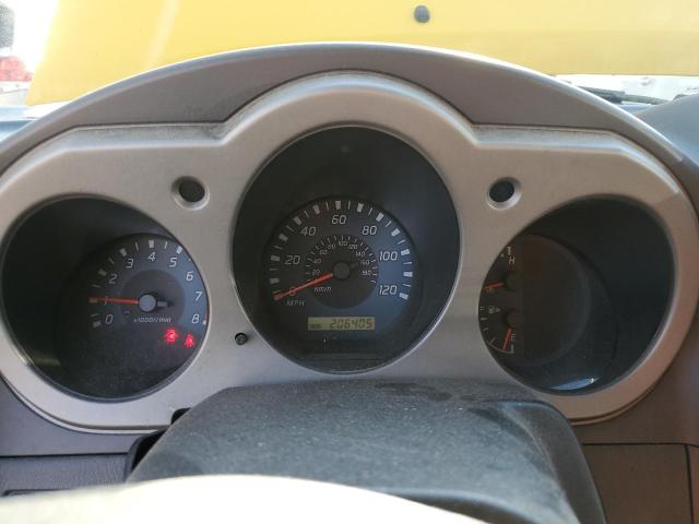 5N1ED28Y02C515545 - 2002 NISSAN XTERRA XE YELLOW photo 9