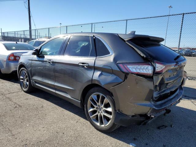 2FMPK4K89FBC02924 - 2015 FORD EDGE TITANIUM GRAY photo 2