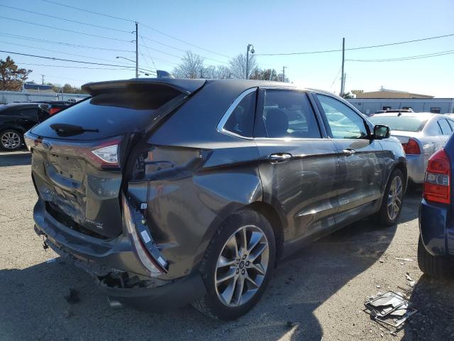 2FMPK4K89FBC02924 - 2015 FORD EDGE TITANIUM GRAY photo 3