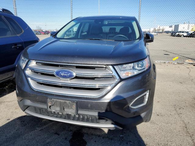 2FMPK4K89FBC02924 - 2015 FORD EDGE TITANIUM GRAY photo 5