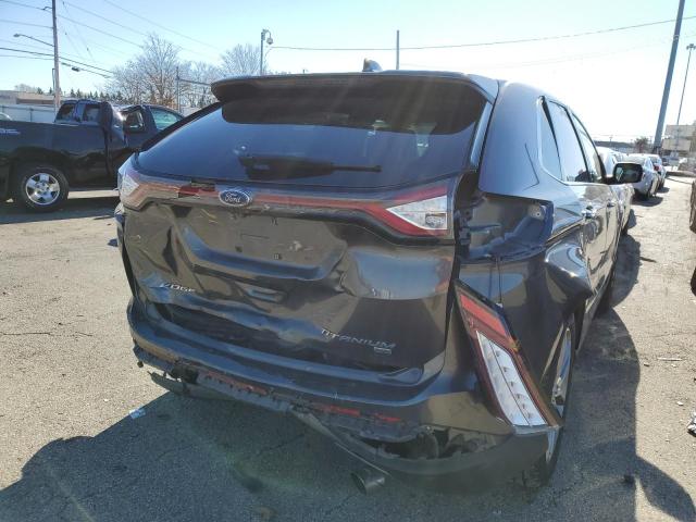 2FMPK4K89FBC02924 - 2015 FORD EDGE TITANIUM GRAY photo 6