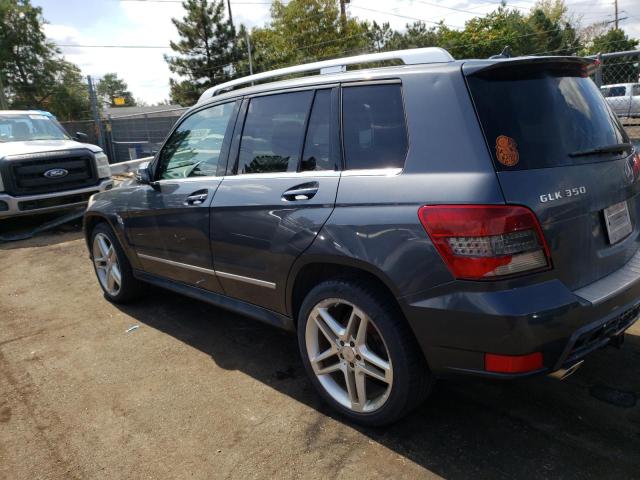 WDCGG8HB7BF703460 - 2011 MERCEDES-BENZ GLK 350 4MATIC GRAY photo 2