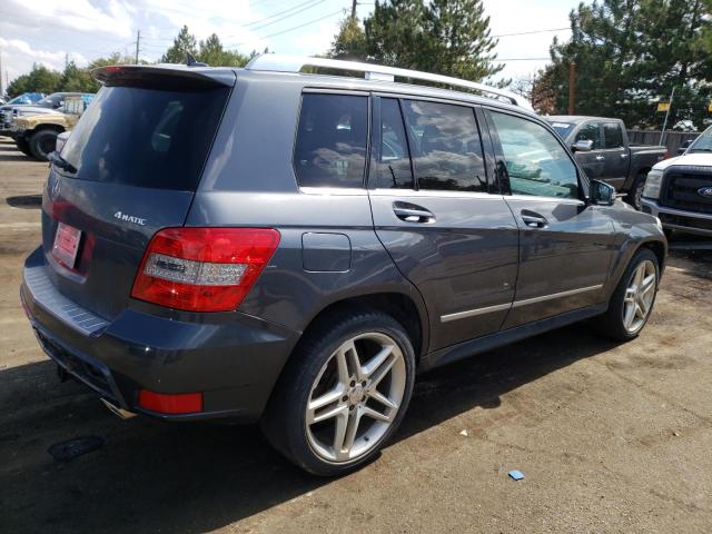 WDCGG8HB7BF703460 - 2011 MERCEDES-BENZ GLK 350 4MATIC GRAY photo 3