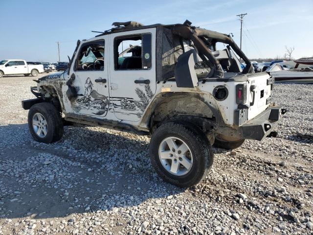 1C4BJWFG2DL551869 - 2013 JEEP WRANGLER RUBICON WHITE photo 2