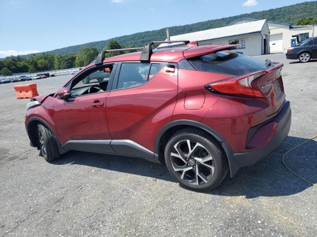 NMTKHMBX0KR097993 - 2019 TOYOTA C-HR XLE Бордовий фото 2