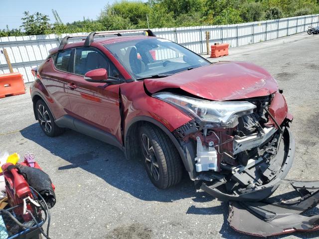 NMTKHMBX0KR097993 - 2019 TOYOTA C-HR XLE Бордовий фото 4