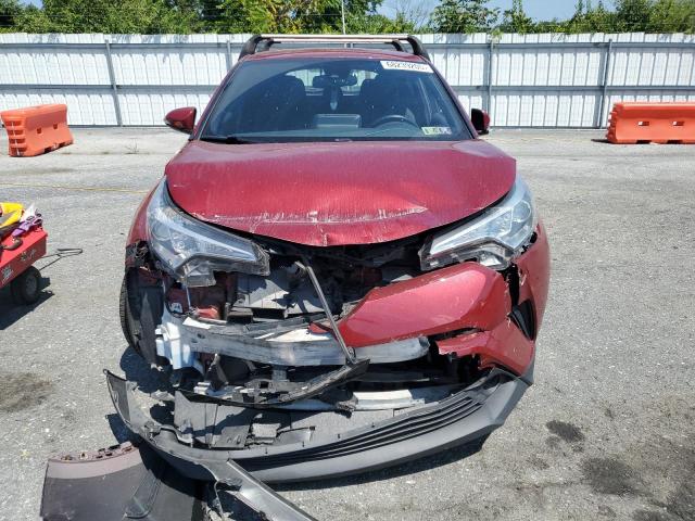 NMTKHMBX0KR097993 - 2019 TOYOTA C-HR XLE Бордовий фото 5