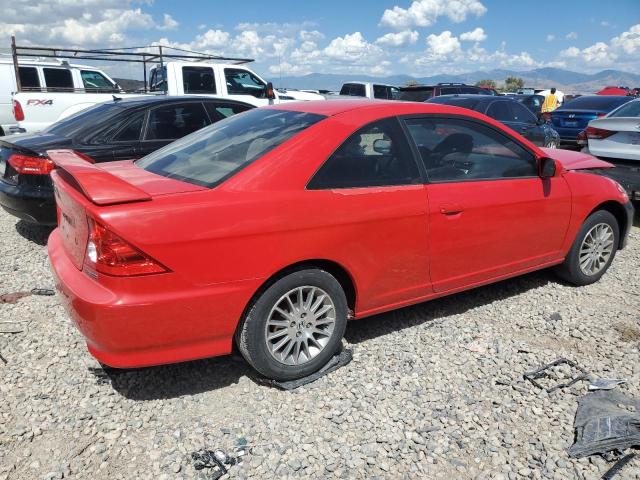 1HGEM22915L011520 - 2005 HONDA CIVIC EX RED photo 3