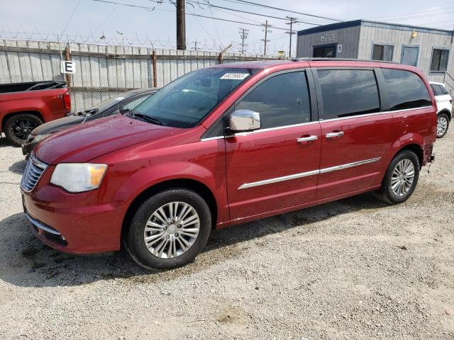 2C4RC1CG6DR728009 - 2013 CHRYSLER TOWN & COU TOURING L RED photo 1