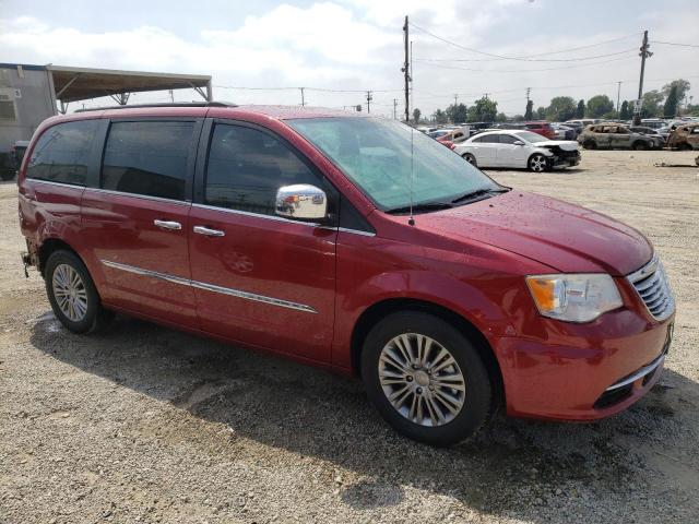 2C4RC1CG6DR728009 - 2013 CHRYSLER TOWN & COU TOURING L RED photo 4
