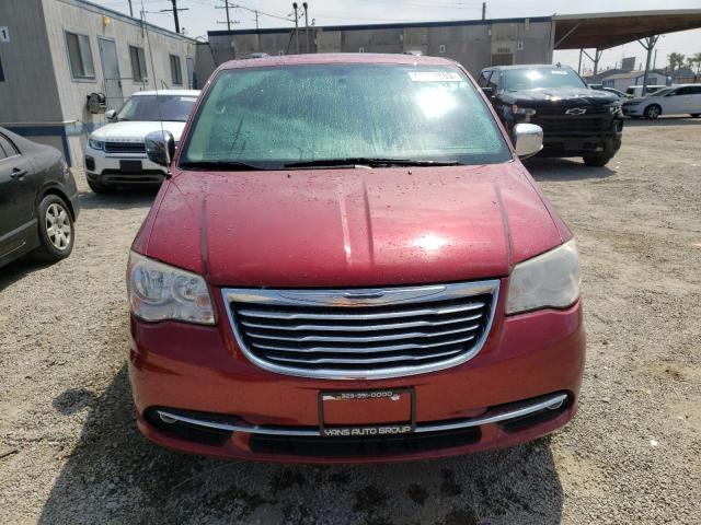 2C4RC1CG6DR728009 - 2013 CHRYSLER TOWN & COU TOURING L RED photo 5