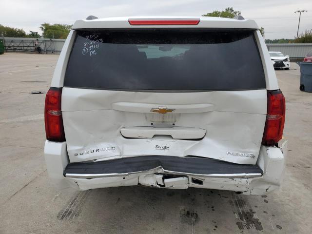 1GNSCJKC5LR229214 - 2020 CHEVROLET SUBURBAN C1500 PREMIER WHITE photo 6