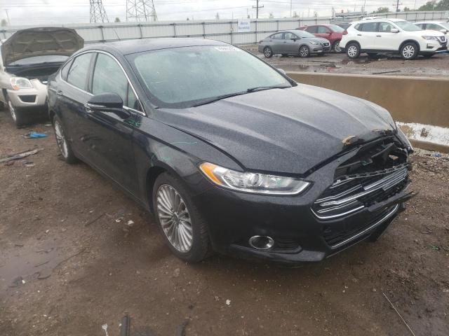 3FA6P0K95ER170904 - 2014 FORD FUSION TITANIUM BLACK photo 1