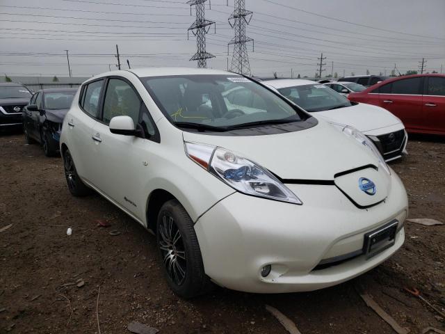 JN1AZ0CP3CT019232 - 2012 NISSAN LEAF SV WHITE photo 1