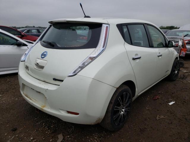 JN1AZ0CP3CT019232 - 2012 NISSAN LEAF SV WHITE photo 4