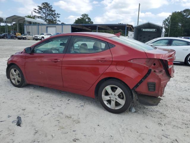 KMHDH4AE4DU624633 - 2013 HYUNDAI ELANTRA GLS RED photo 2