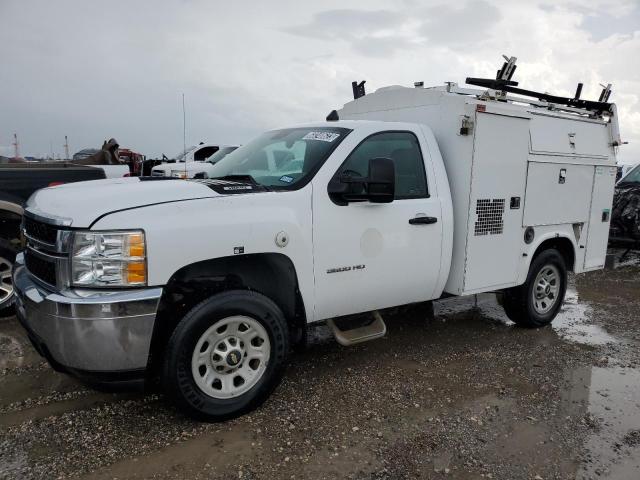 1GB3CZCG1DF151650 - 2013 CHEVROLET SILVERADO C3500 WHITE photo 1