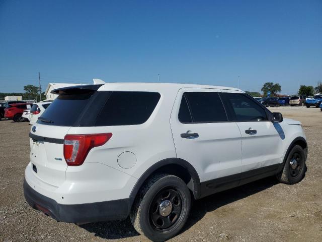 1FM5K8AR9GGC67467 - 2016 FORD EXPLORER POLICE INTERCEPTOR WHITE photo 3