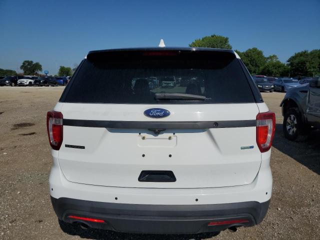 1FM5K8AR9GGC67467 - 2016 FORD EXPLORER POLICE INTERCEPTOR WHITE photo 6