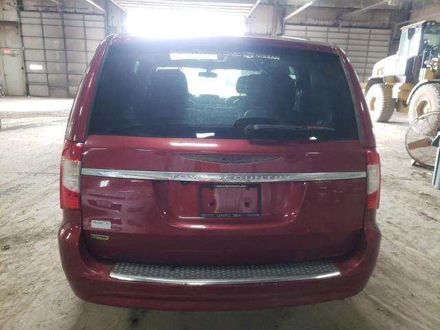 2C4RC1BG4CR367766 - 2012 CHRYSLER TOWN & COU TOURING MAROON photo 6
