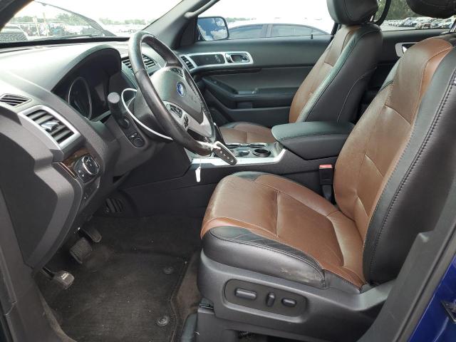 1FM5K7F88FGA88071 - 2015 FORD EXPLORER LIMITED BLUE photo 7