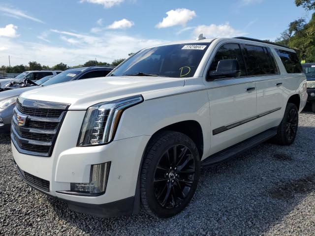 1GYS3HKJ2JR153121 - 2018 CADILLAC ESCALADE ESV LUXURY WHITE photo 1