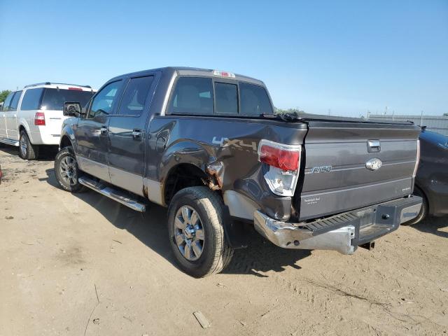 1FTFW1EF9CKE17492 - 2012 FORD F150 SUPERCREW GRAY photo 2