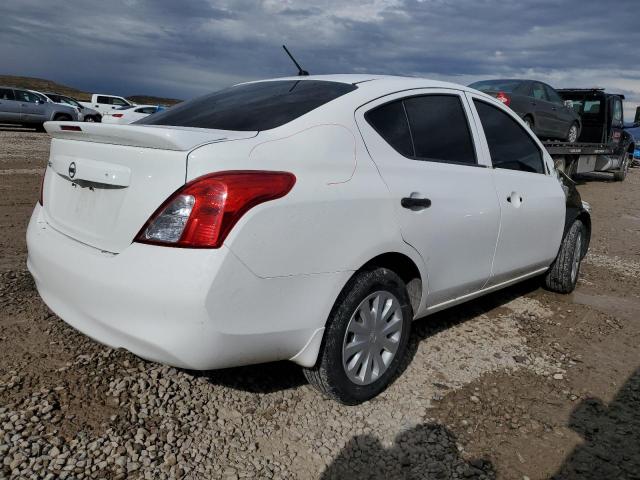 3N1CN7AP1EL856763 - 2014 NISSAN VERSA S WHITE photo 3