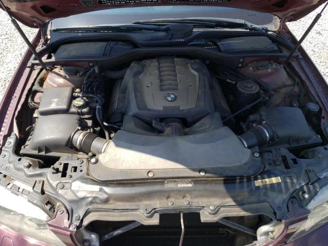 WBAHN83527DT76872 - 2007 BMW 750 BURGUNDY photo 11