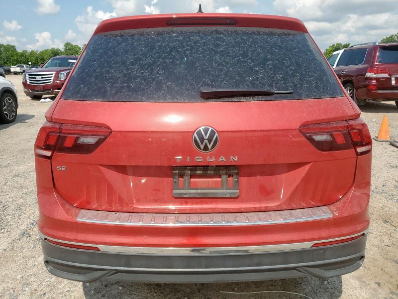 3VVNB7AX8PM031560 - 2023 VOLKSWAGEN TIGUAN SE Rot Foto 6
