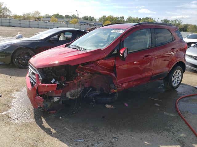 MAJ3S2GE3MC417384 - 2021 FORD ECOSPORT SE BURGUNDY photo 1