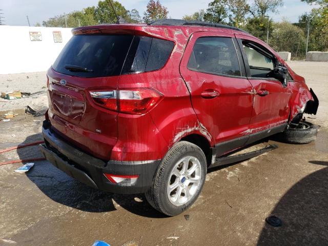 MAJ3S2GE3MC417384 - 2021 FORD ECOSPORT SE BURGUNDY photo 3