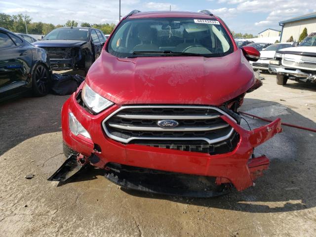 MAJ3S2GE3MC417384 - 2021 FORD ECOSPORT SE BURGUNDY photo 5