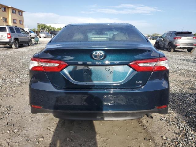 4T1B11HK3JU647709 - 2018 TOYOTA CAMRY L BLUE photo 6