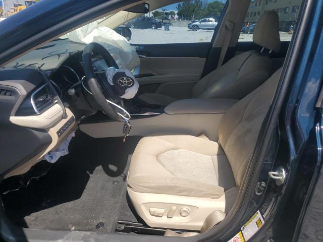 4T1B11HK3JU647709 - 2018 TOYOTA CAMRY L BLUE photo 7