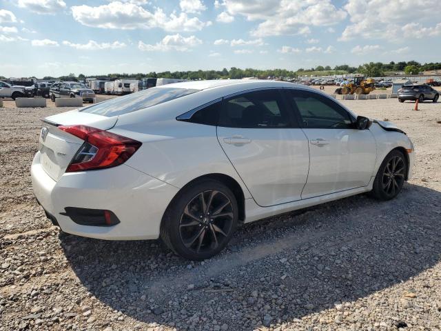 19XFC2F8XLE019709 - 2020 HONDA CIVIC SPORT WHITE photo 3