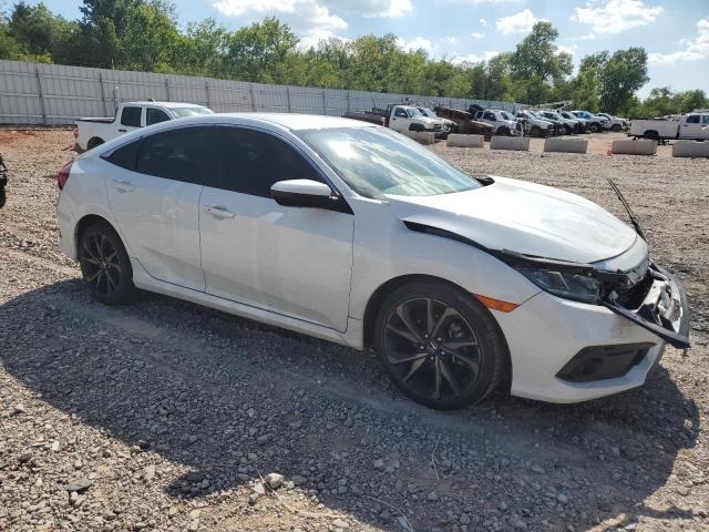 19XFC2F8XLE019709 - 2020 HONDA CIVIC SPORT WHITE photo 4