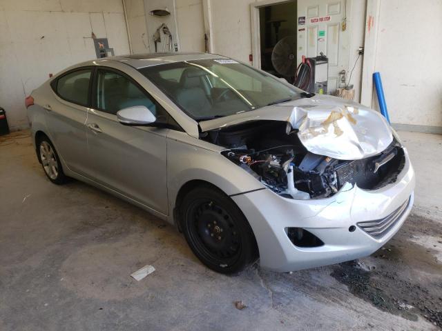 5NPDH4AE9DH206440 - 2013 HYUNDAI ELANTRA GLS SILVER photo 4